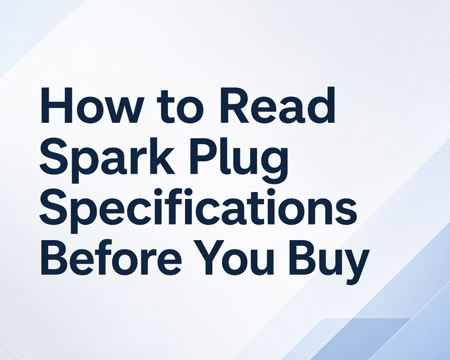 How to Read Spark Plug Specifications Before You Buy